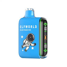 ELF WORLD 20000 BLUE RAZZ ICE 5%