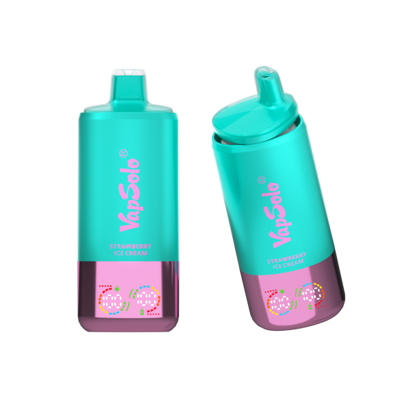 VAPSOLO TRIPLE PRO 60000 WATERMELON ICE / STRAWBERRY ICE CREAM / TRIPLE MELON  5% 