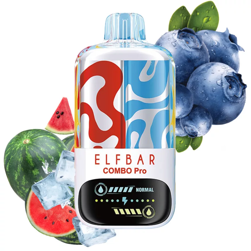 ELF BAR COMBO PRO 30000 - WATERMELON ICE & BLUEBERRY 5%