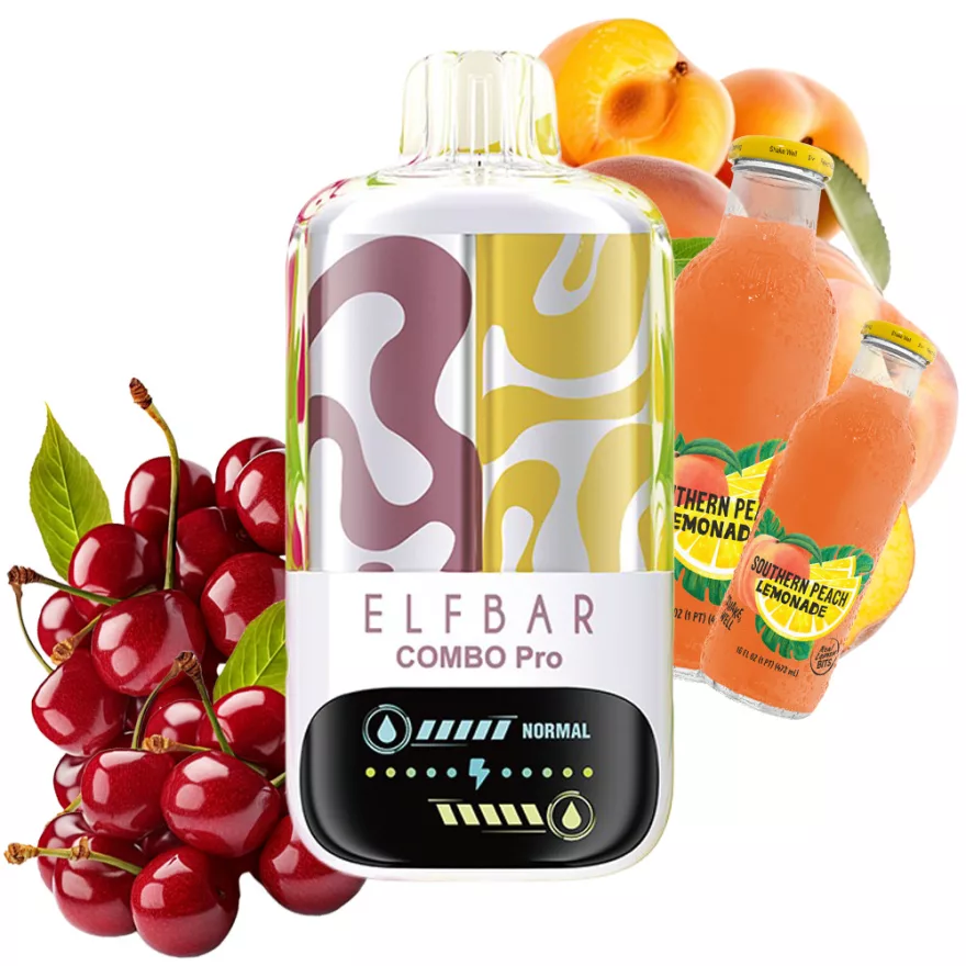 ELF BAR COMBO PRO 30000 - CHERRY & PEACH LEMONADE 5%