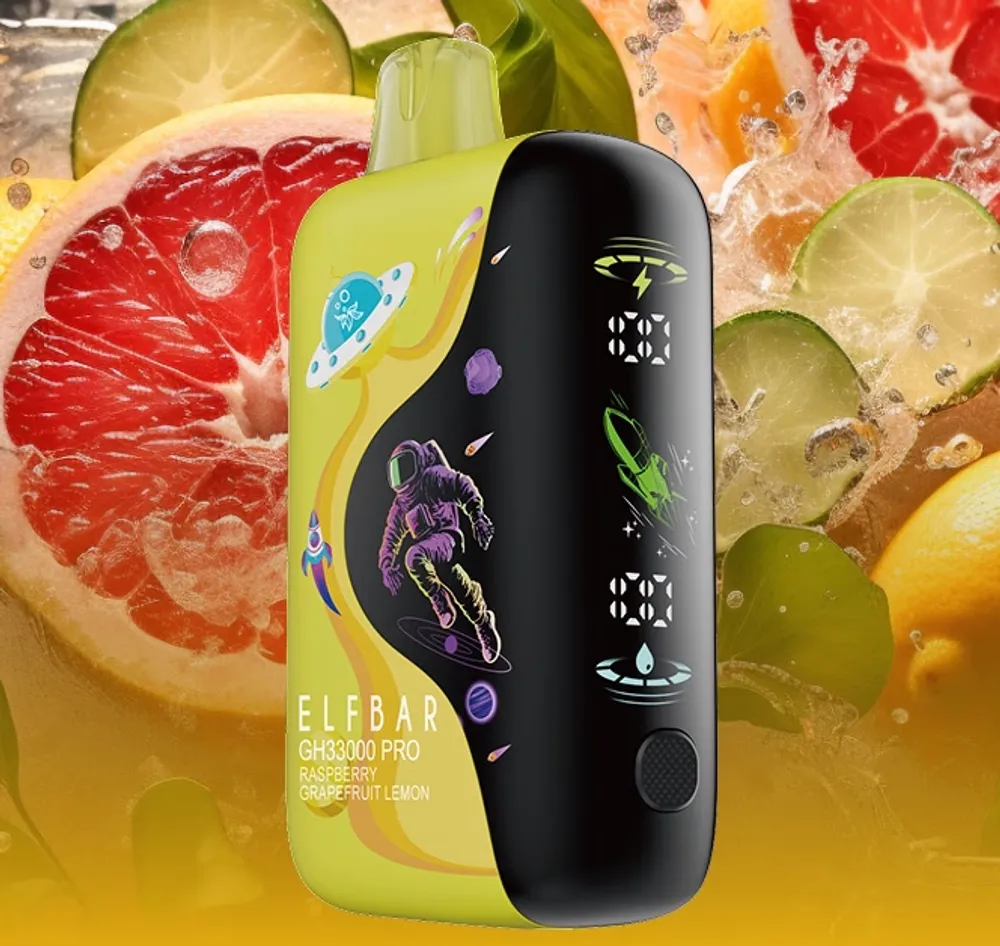 ELF BAR GH33000 PRO RASPBERRY GRAPEFRUIT LEMON 5%