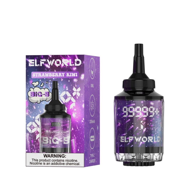 ELF WORLD BIG B 99999+ STRAWBERRY KIWI 5%