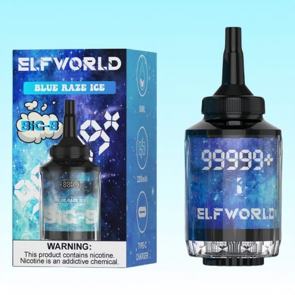 ELF WORLD BIG B 99999+ BLUE RAZZ 5%