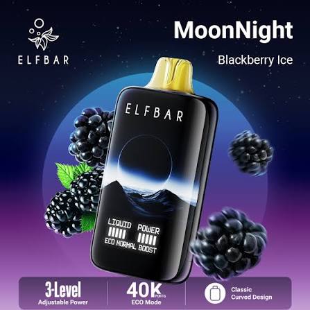 ELF BAR MOON NIGHT 40000 BLACKBERRY ICE 5%