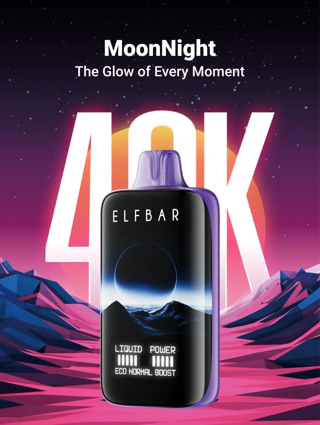 ELF BAR MOON NIGHT 40000 ENERGY DRINK 5%