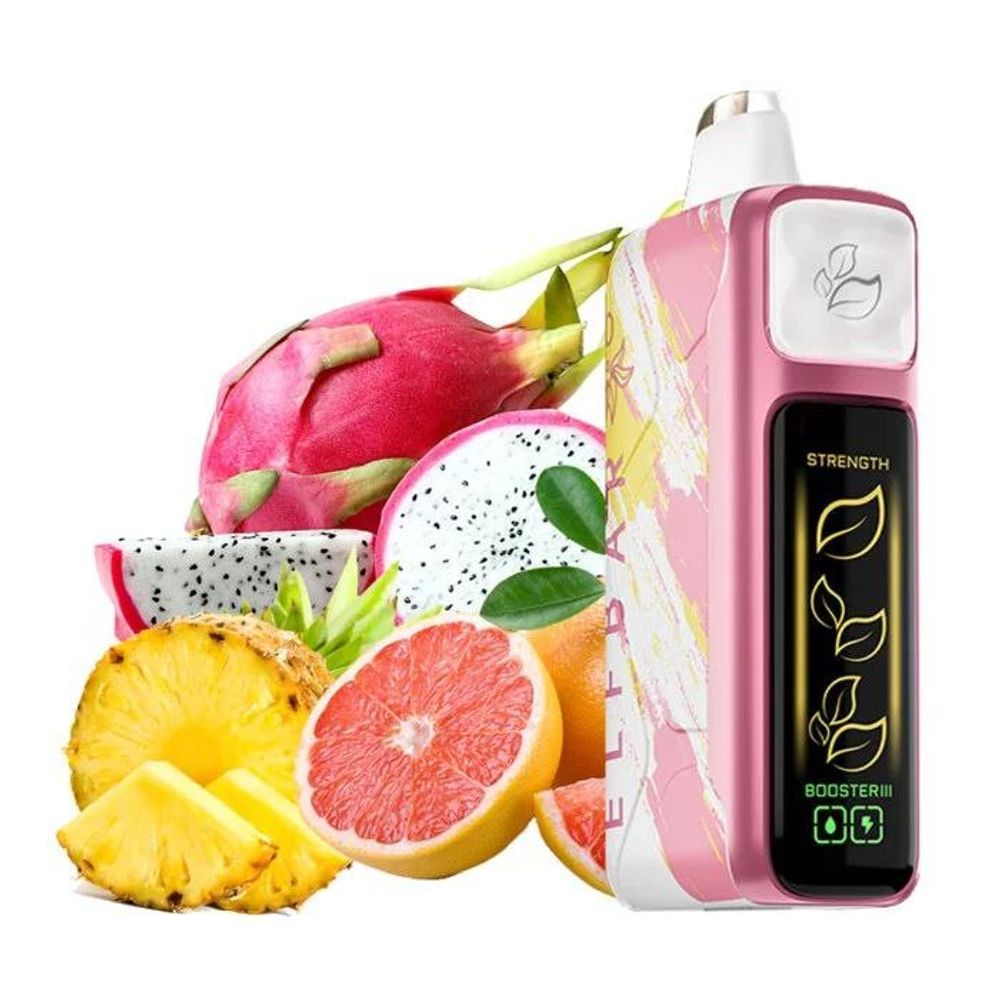 ELF BAR NIC KING 30000 PINEAPPLE DRAGONFRUIT GRAPEFRUIT 5%