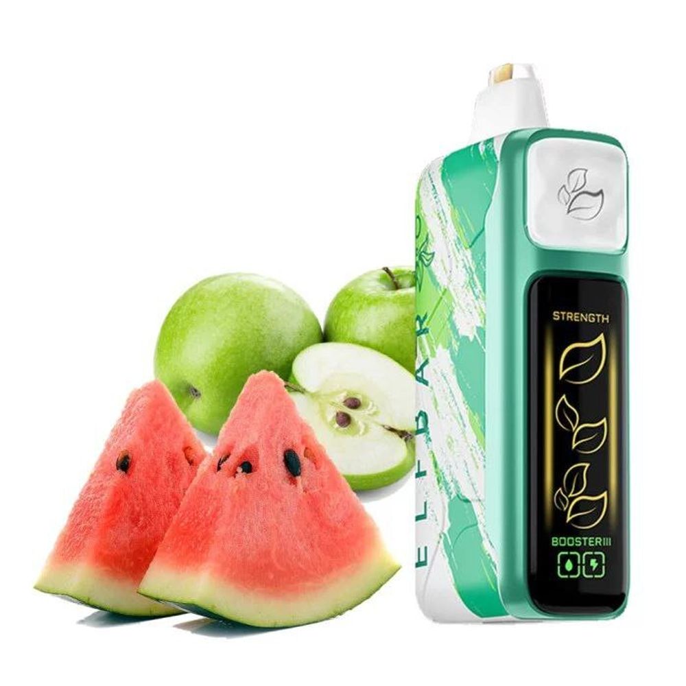 ELF BAR NIC KING 30000 SOUR APPLE WATERMELON 5%