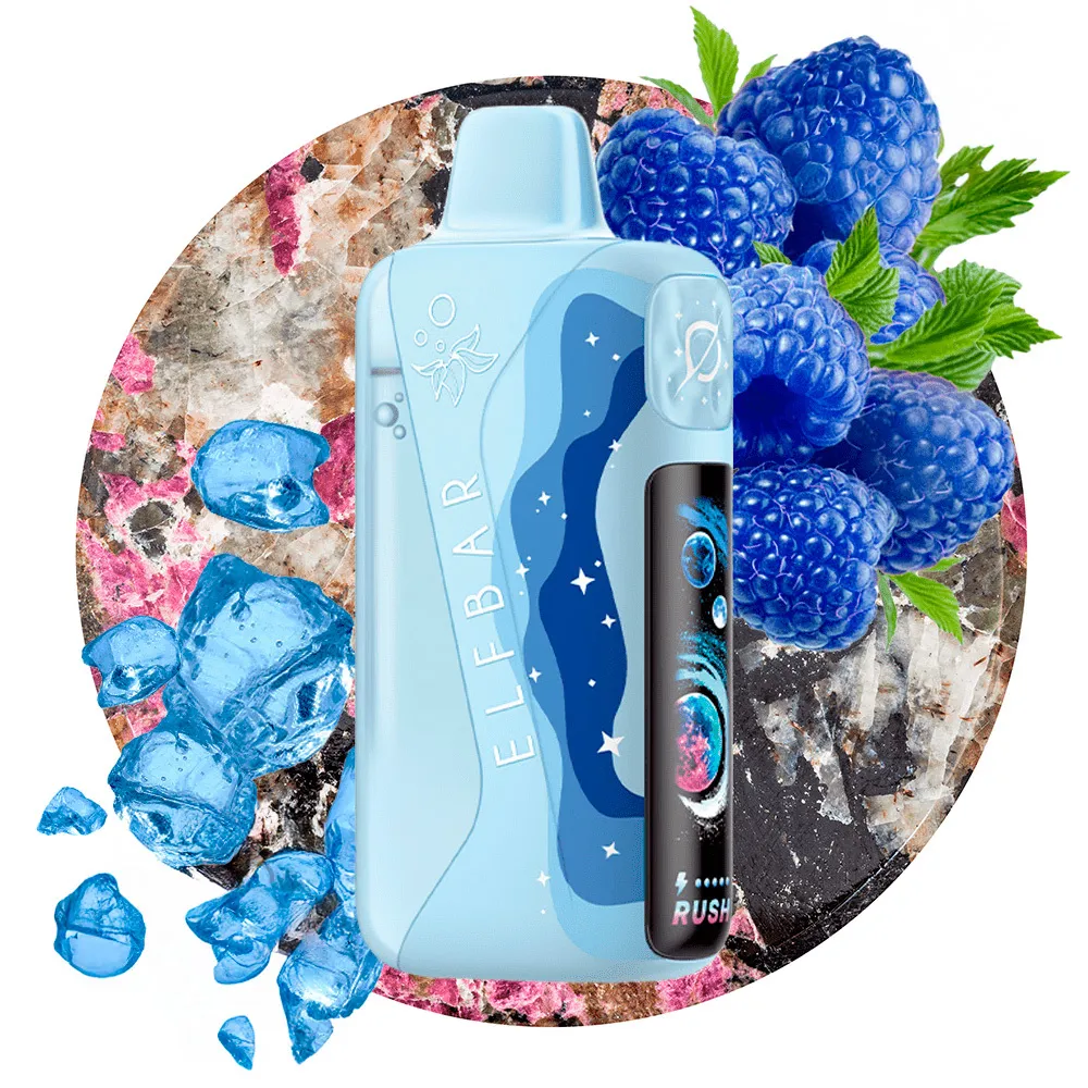 ELF BAR LUSH KING PRO 40000 ČUČORIEDKA MALINA S ĽADOM 5%