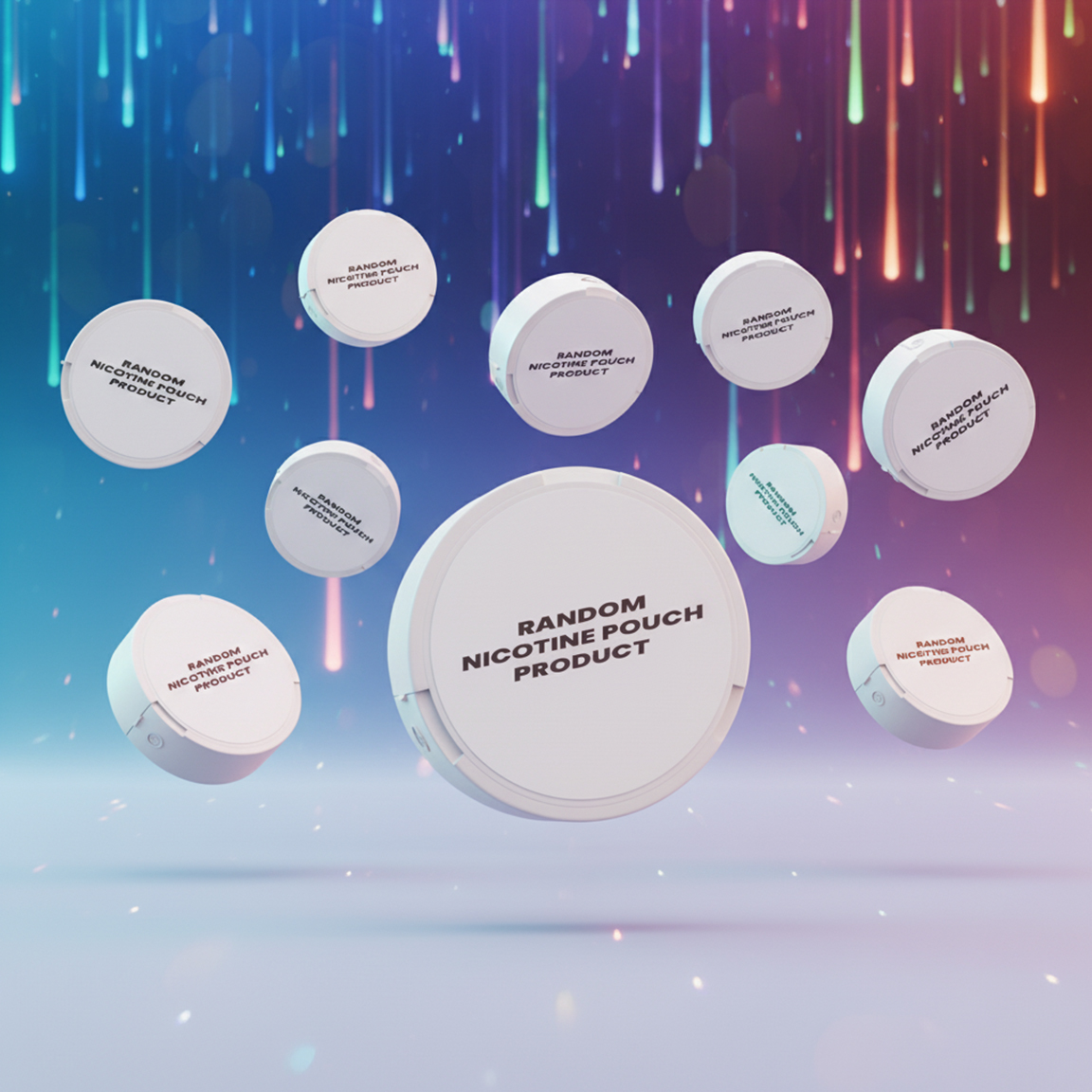 10ks mix nikotinových vrecúšiek ICEBERG