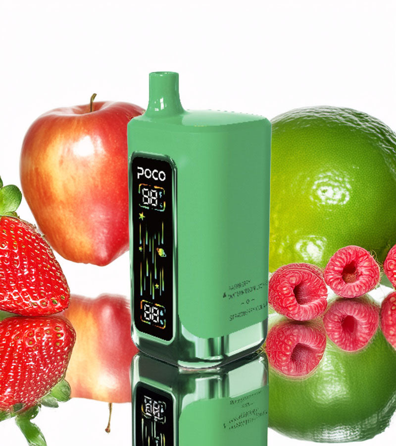 POCO FR 80000 – Sour Apple & Watermelon Lime & Raspberry Watermelon Lychee & Strawberry Cola 5%