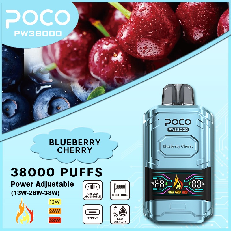 AKCIA ! POCO 38000 BLUEBERRY CHERRY 5%
