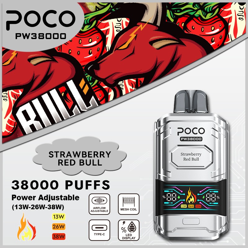 POCO 38000 STRAWBERRY REDBULL 5%