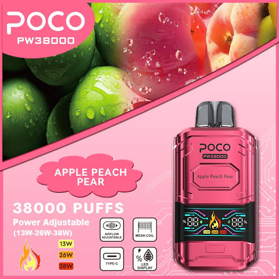 AKCIA POCO 38000 APPLE PEACH PEAR 5%