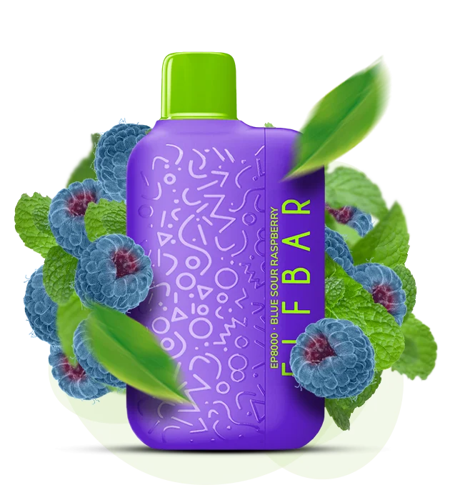 ELF BAR EP8000 BLUE SOUR RASPBERRY