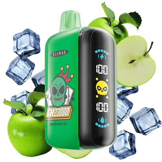 ELF BAR GH23000 GREEN APPLE ICE 5%